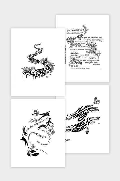 River Banks, With Her: 4 Print Set