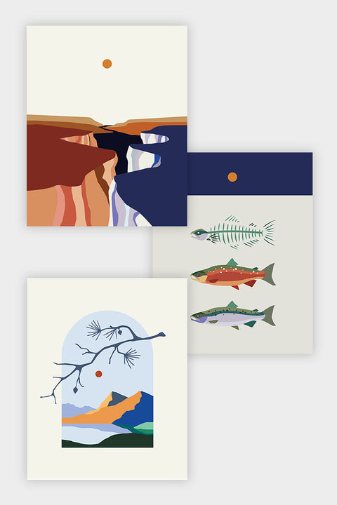 Canyon: 3 Print Boho Set