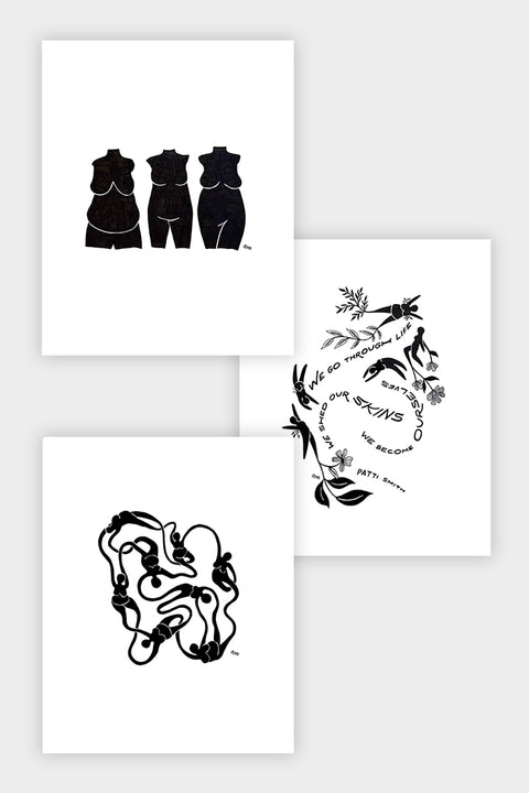 Shapes, Skins: 3 Print Set