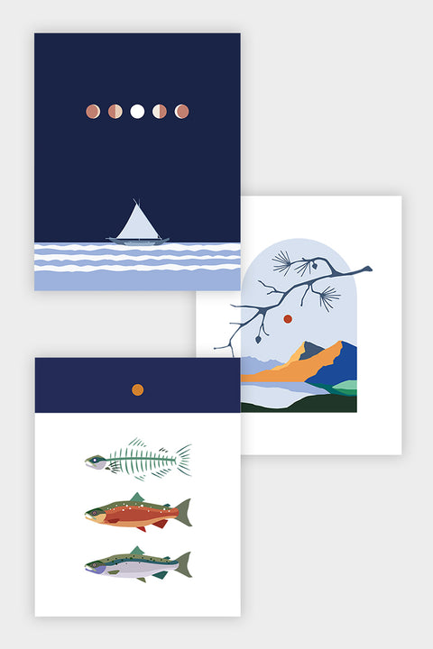 La Mar: 3 Print Boho Set