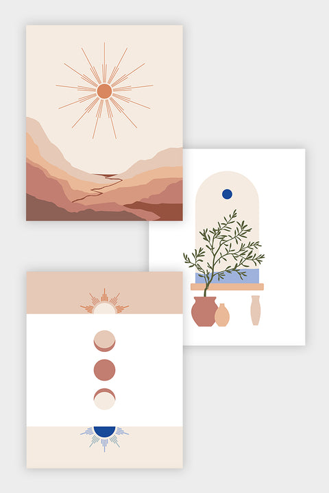 Sol: 3 Print Boho Set