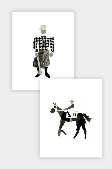 
            
                Load image into Gallery viewer, Jockey, Horse 2 Print Set
            
        