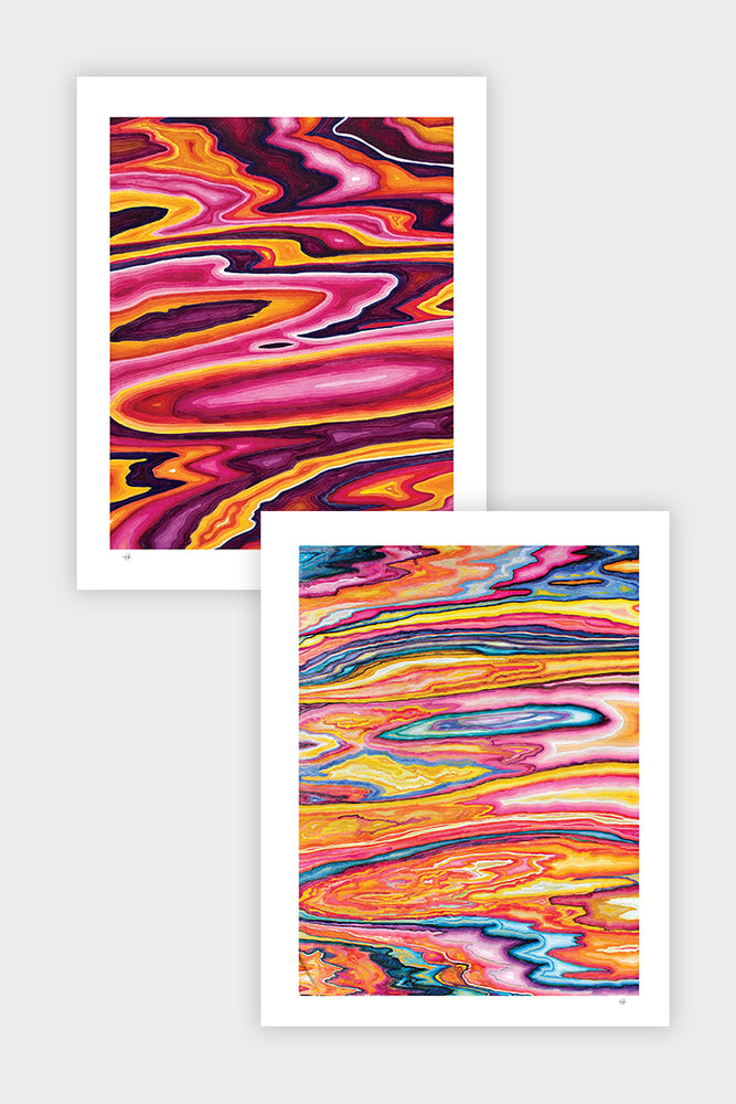 
            
                Load image into Gallery viewer, 2 Print Bundle: Hubba Hubba, Lava
            
        