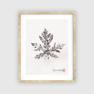 Leaf Gyotaku 4 Print Set